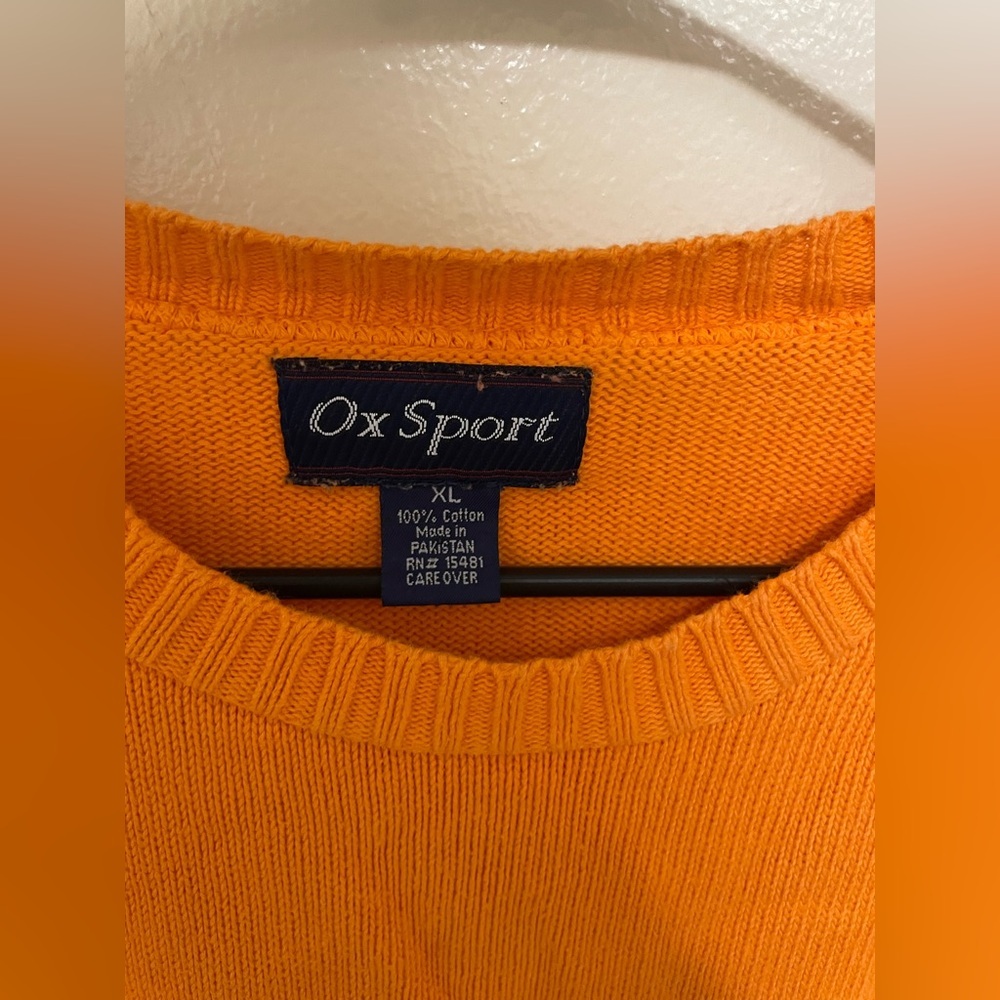 ✨Vintage Ox Sport University Of Tennessee Sweater Size XL - Picture 4 of 5